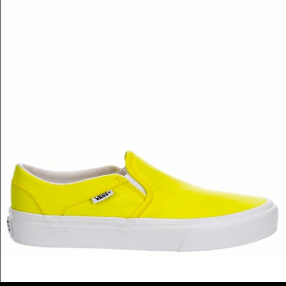 Women's yellow vans size 6